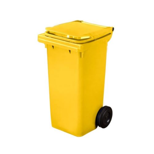 Mobilná 120 litrová nádoba - žltá