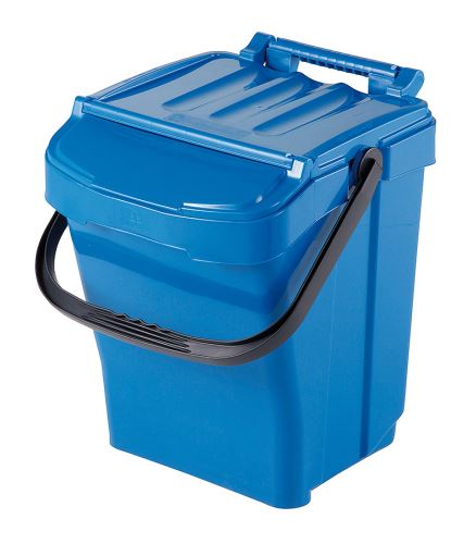 Plastový odpadkový kôš 40 lit - modrý