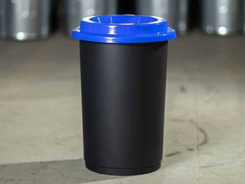 Plastový odpadkový kôš 50 lit - modré veko