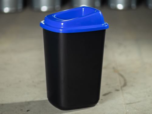Plastový odpadkový kôš 45 lit - modré veko