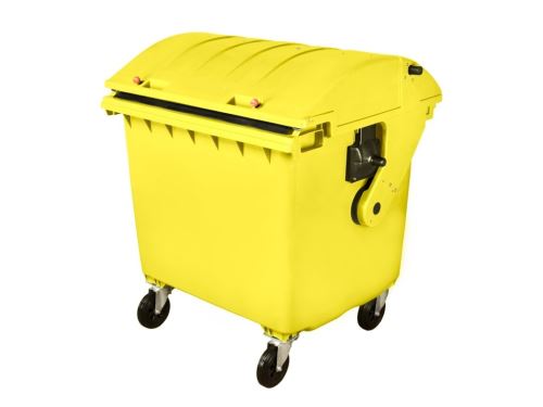 Mobilná 1100 litrová nádoba - žltá
