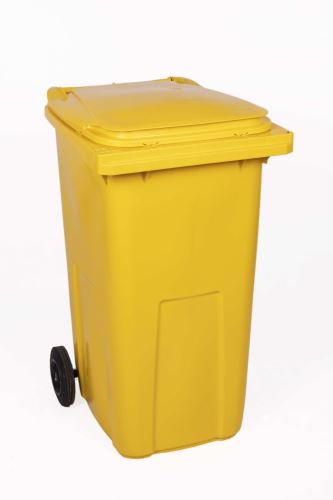 Mobilná 240 litrová nádoba - žltá
