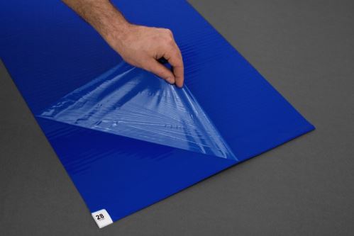 Dekontaminačná rohož 60 x 115 cm, modrá (600 listov)
