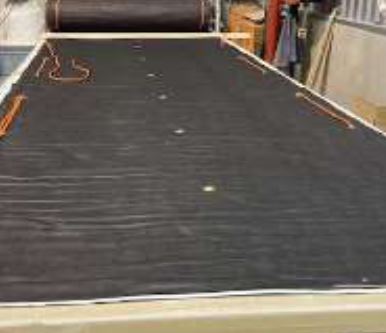Sorpčný koberec RAIL do koľajiska, 140 cm x 20 m